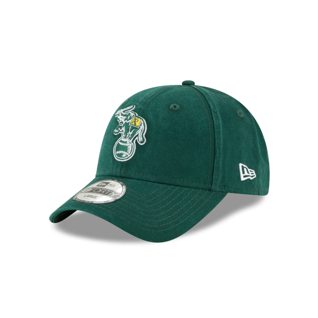 Oakland Athletics New Era Men 49FORTY Fitted Hat- green product image 1, provided for visual reference and product detail