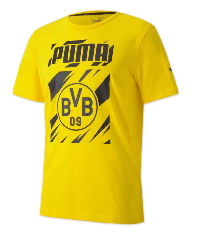Puma Borussia Dortmund Core Graphic T-Shirt product image 1, provided for visual reference and product detail review