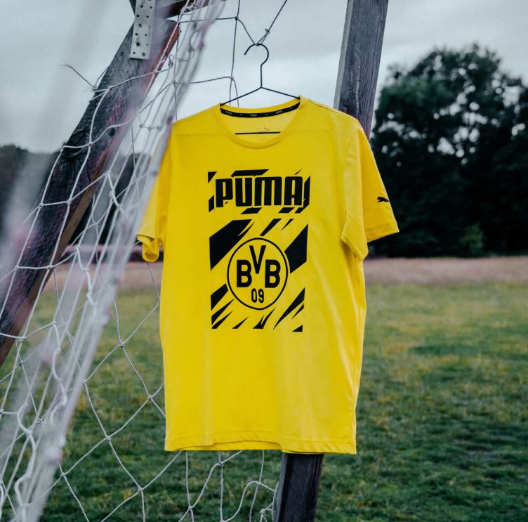 Puma Borussia Dortmund Core Graphic T-Shirt product image 3, provided for visual reference and product detail review