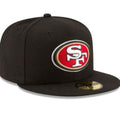San Francisco 49Ers New Era Official NFL Basic 59Fifty Fitted-Black product image 1, provided for visual reference and