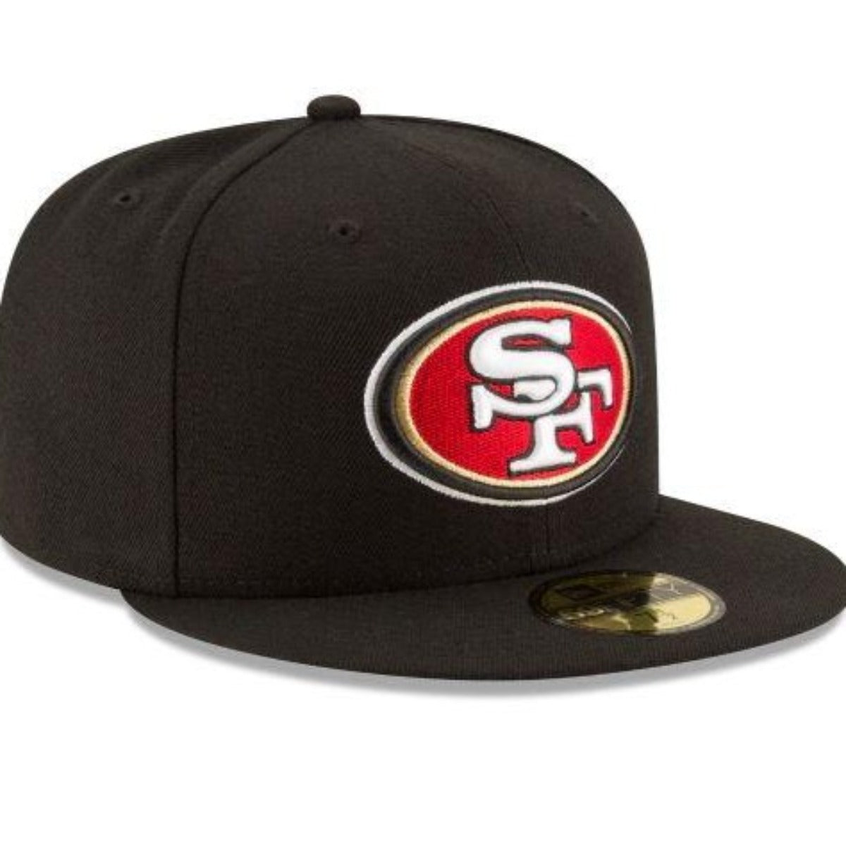 San Francisco 49Ers New Era Official NFL Basic 59Fifty Fitted-Black product image 1, provided for visual reference and