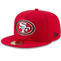 San Francisco 49Ers New Era Official NFL Basic 59Fifty Fitted-Red product image 1, provided for visual reference and product