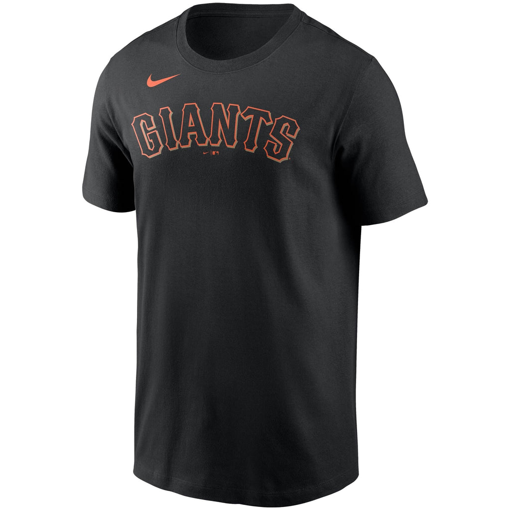 Nike San Francisco Giants Nike Team Wordmark T-Shirt - Black product image 1, provided for visual reference and product