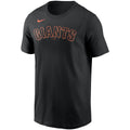 Nike San Francisco Giants Nike Team Wordmark T-Shirt - Black product image 1, provided for visual reference and product