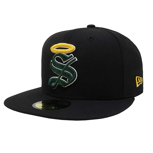 New Era Santos Laguna Soccer 59FIFTY FITTED HAT-BLACK product image 3, provided for visual reference and product detail
