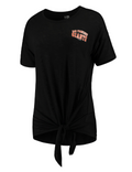 San Francisco Giants New Era Scoop Neck Side Tie T-Shirt for Women product image 1, provided for visual reference and
