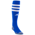 Adidas 3 Stripe Hoop Socks-Royal/White product image 1, provided for visual reference and product detail review