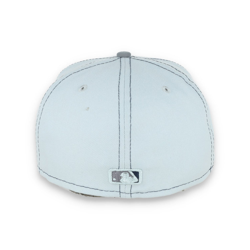 New York Yankee Gray Pop 59FIFTY Fitted Hat- Gray product image 4, provided for visual reference and product detail review