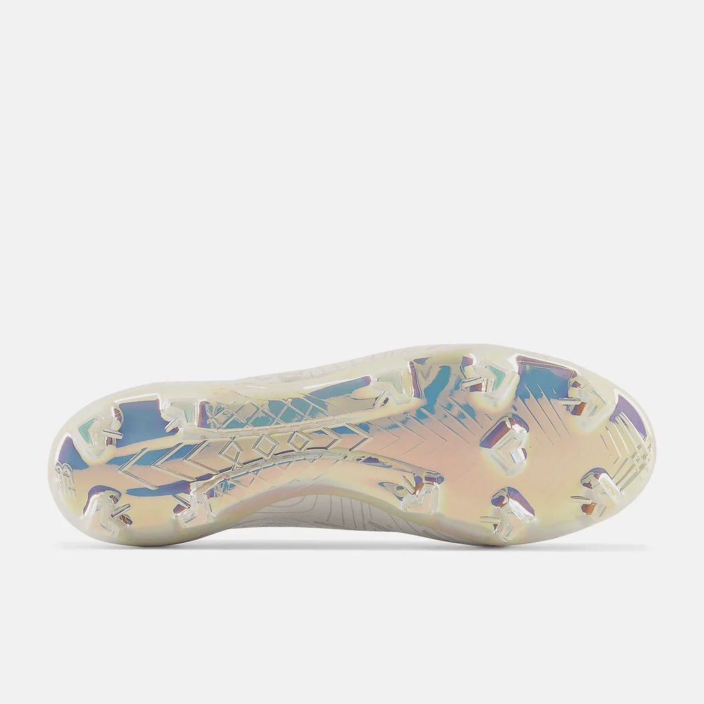 New Balance Furon V7 Pro Fg White Wide Soccer Cleats - Model Sf1Fww7 product image 5, provided for visual reference and