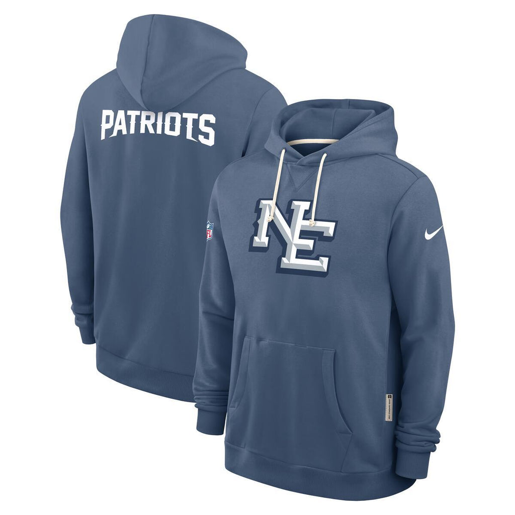 New England Patriots Rivalry Nike Men Sideline Hoodie product image 1, provided for visual reference and product detail