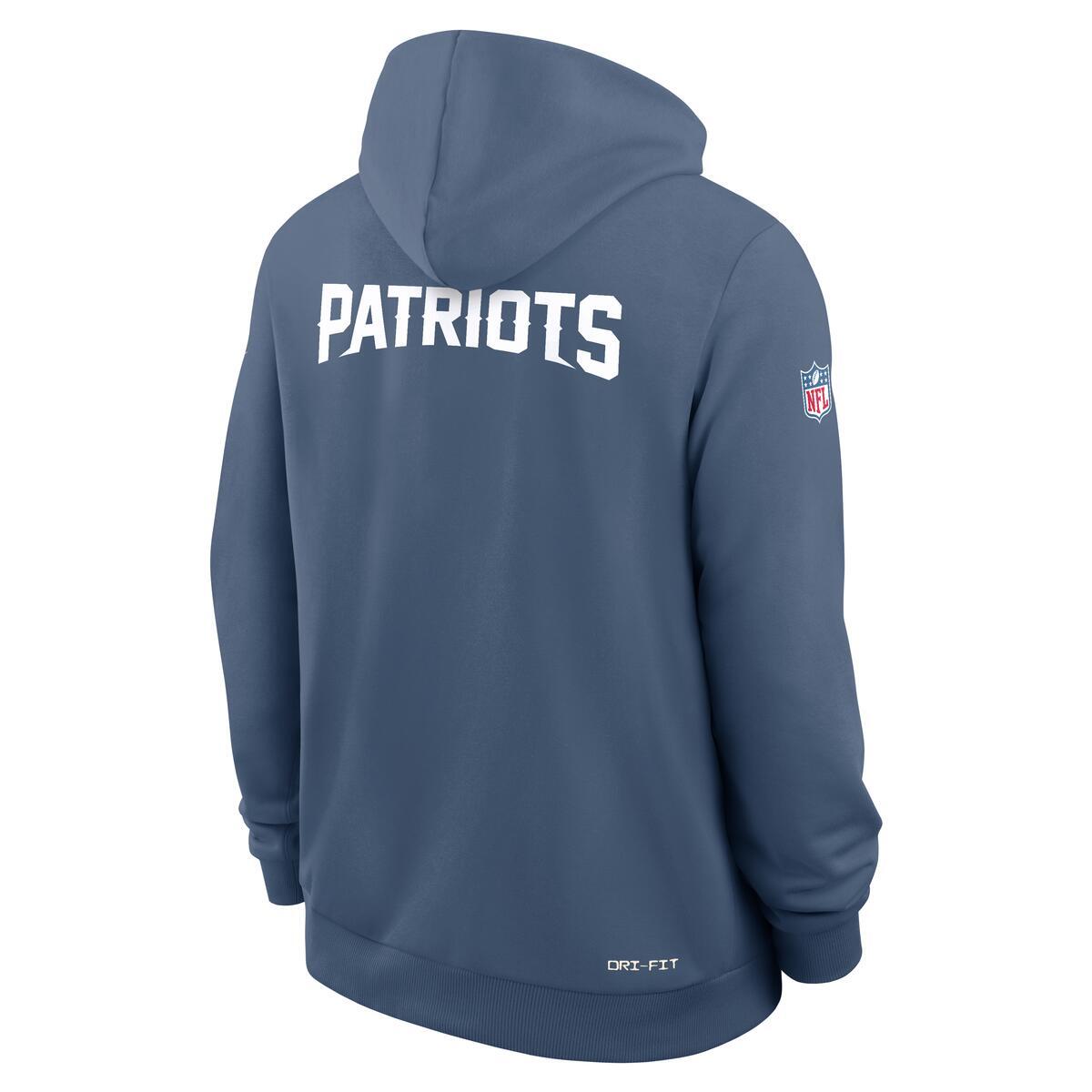 New England Patriots Rivalry Nike Men Sideline Hoodie product image 3, provided for visual reference and product detail