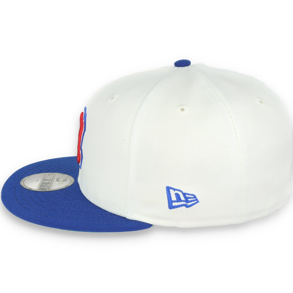 New Era Atlanta Braves 150th Anniversary Patch 59FIFTY Fitted Ivory Hat product image 6, provided for visual reference and
