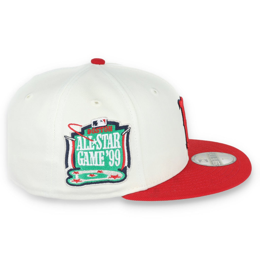 New Era Boston Red Sox 1999 All Star Game Patch 59FIFTY Fitted Ivory Hat product image 4, provided for visual reference and