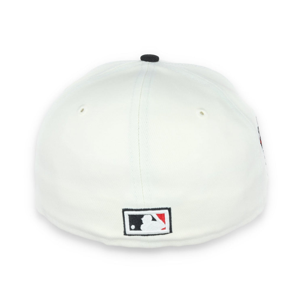 New Era Cincinnati Red Patch 59FIFTY Fitted Ivory Hat product image 5, provided for visual reference and product detail