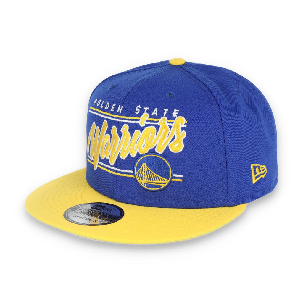 New Era Golden State Warriors Team Script 9FIFTY Snap Hat product image 3, provided for visual reference and product detail