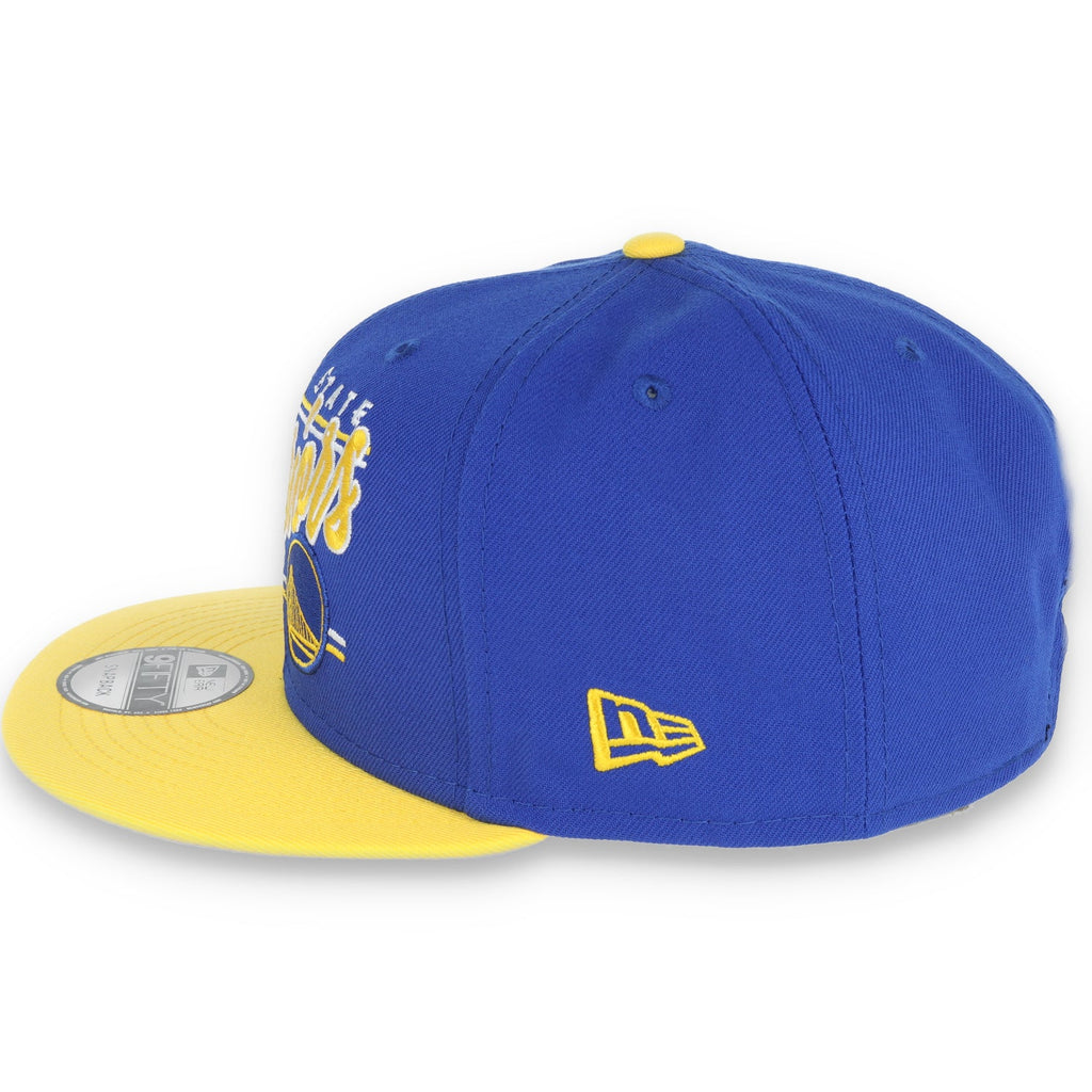 New Era Golden State Warriors Team Script 9FIFTY Snap Hat product image 4, provided for visual reference and product detail