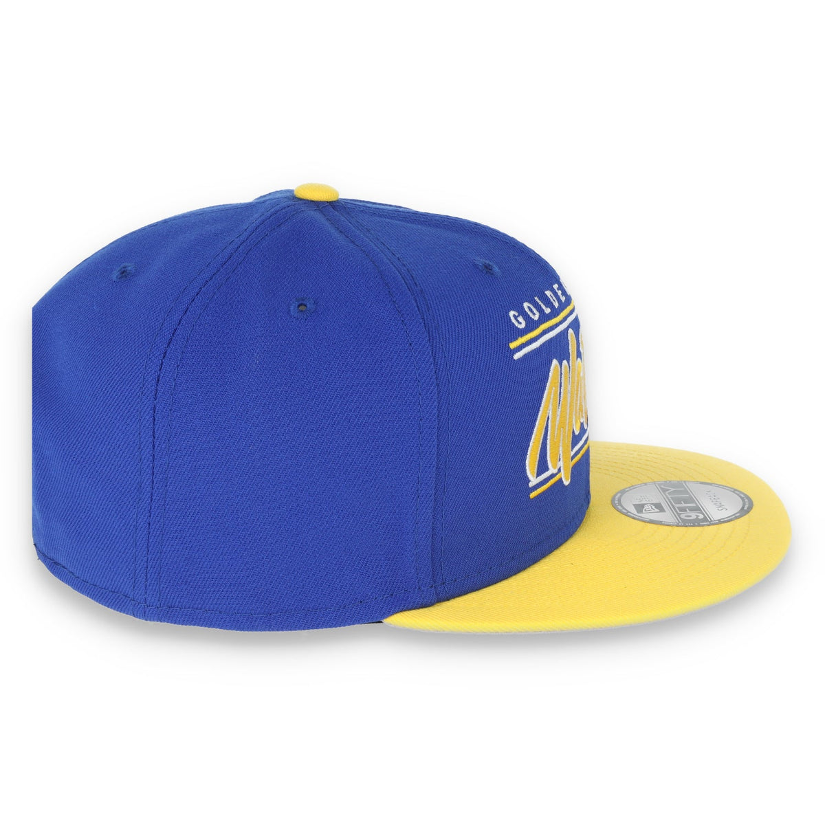 New Era Golden State Warriors Team Script 9FIFTY Snap Hat product image 6, provided for visual reference and product detail