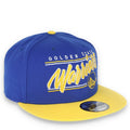 New Era Golden State Warriors Team Script 9FIFTY Snap Hat product image 1, provided for visual reference and product detail