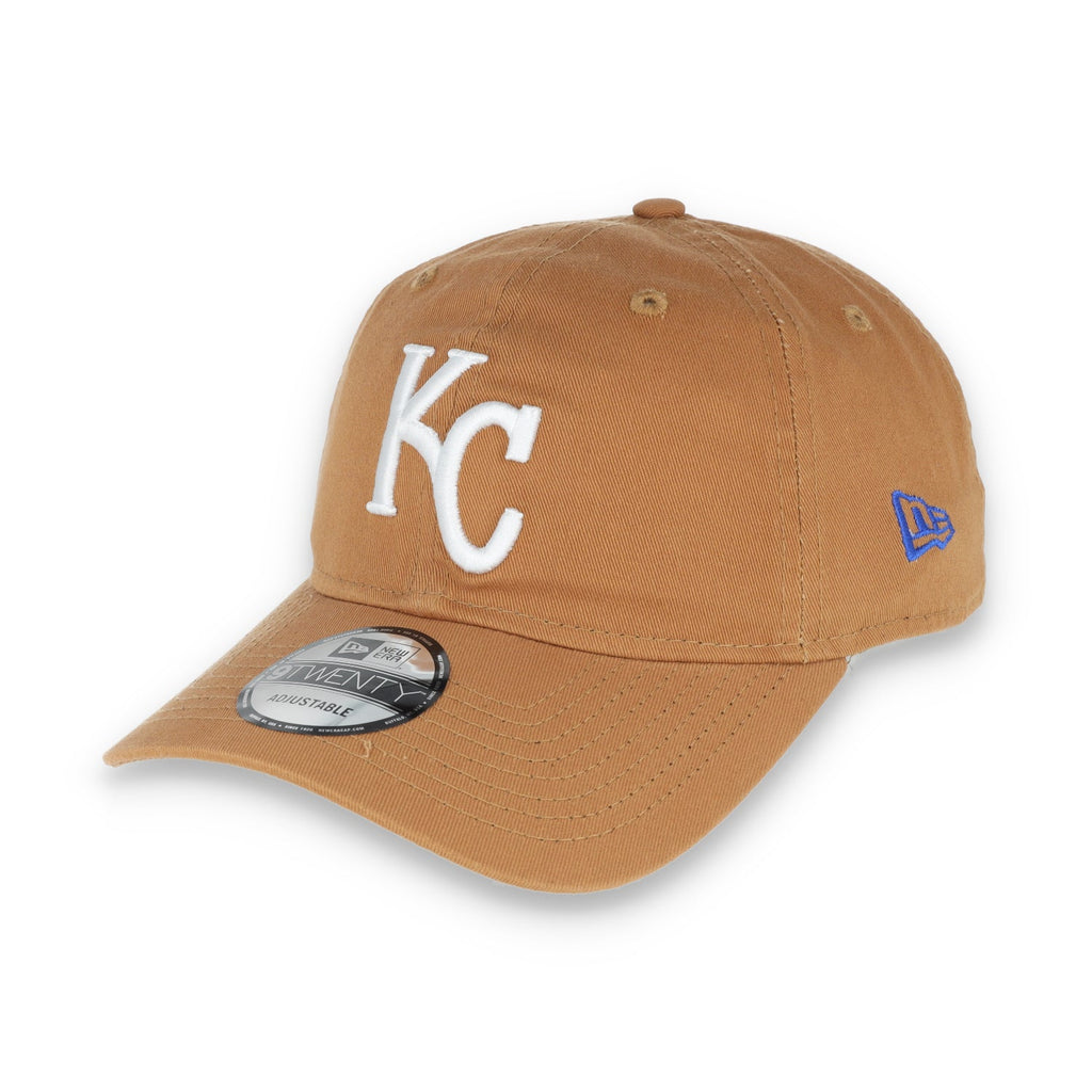 New Era Kansas City Royals Core Classic 2.0 9TWENTY Adjustable Hat-Khaki product image 3, provided for visual reference and
