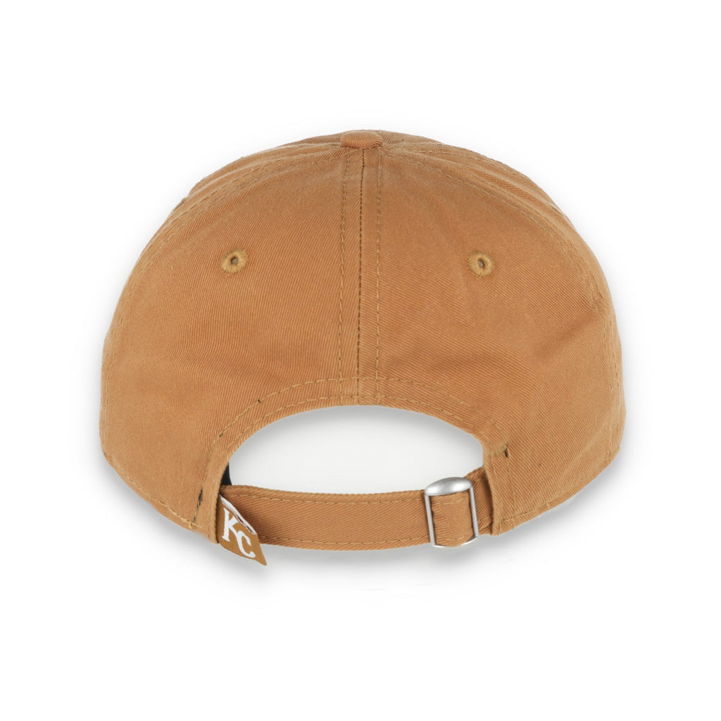 New Era Kansas City Royals Core Classic 2.0 9TWENTY Adjustable Hat-Khaki product image 5, provided for visual reference and