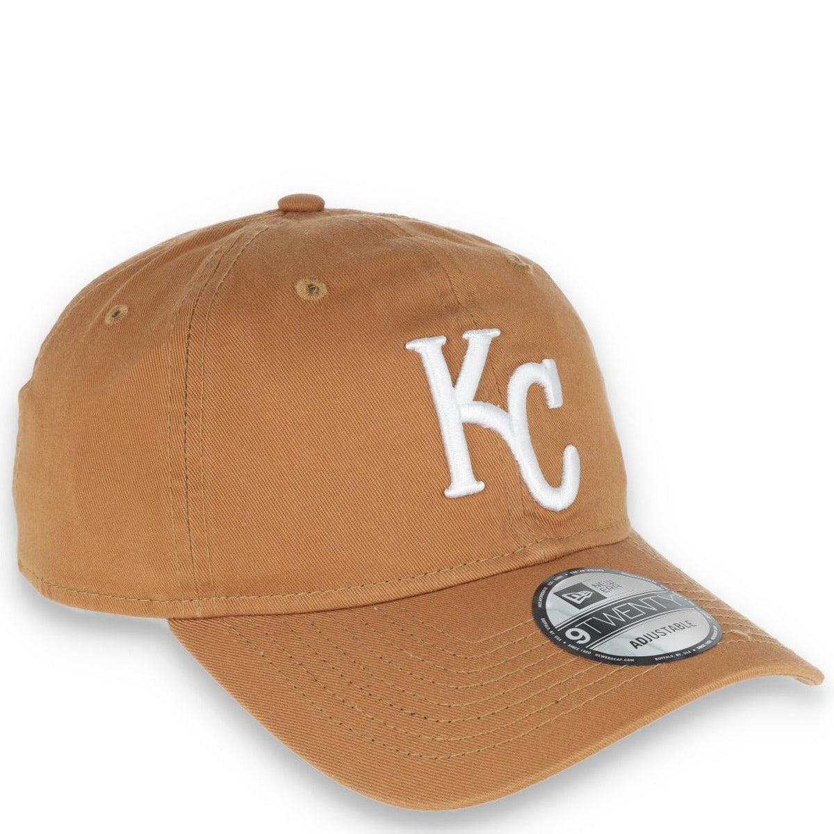 New Era Kansas City Royals Core Classic 2.0 9TWENTY Adjustable Hat-Khaki product image 1, provided for visual reference and