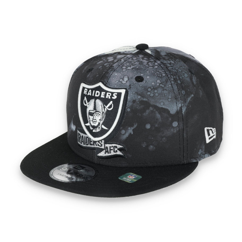 New Era Las Vegas Sideline Ink Dye 9FIFTY Snapback Hat-Black product image 2, provided for visual reference and product