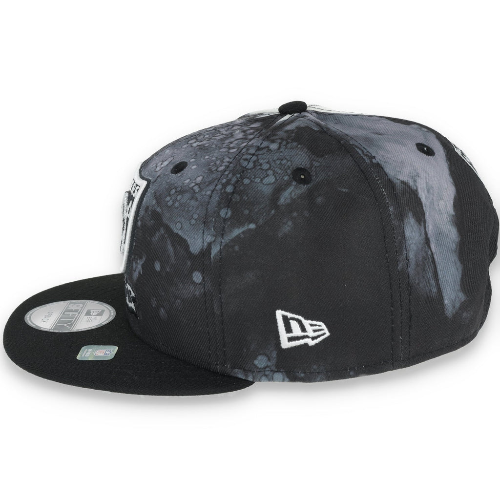 New Era Las Vegas Sideline Ink Dye 9FIFTY Snapback Hat-Black product image 4, provided for visual reference and product