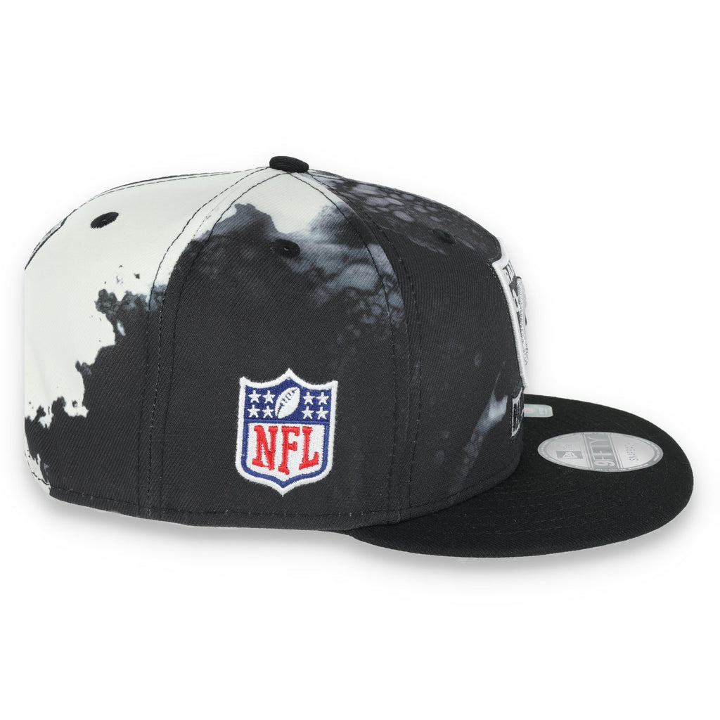 New Era Las Vegas Sideline Ink Dye 9FIFTY Snapback Hat-Black product image 6, provided for visual reference and product