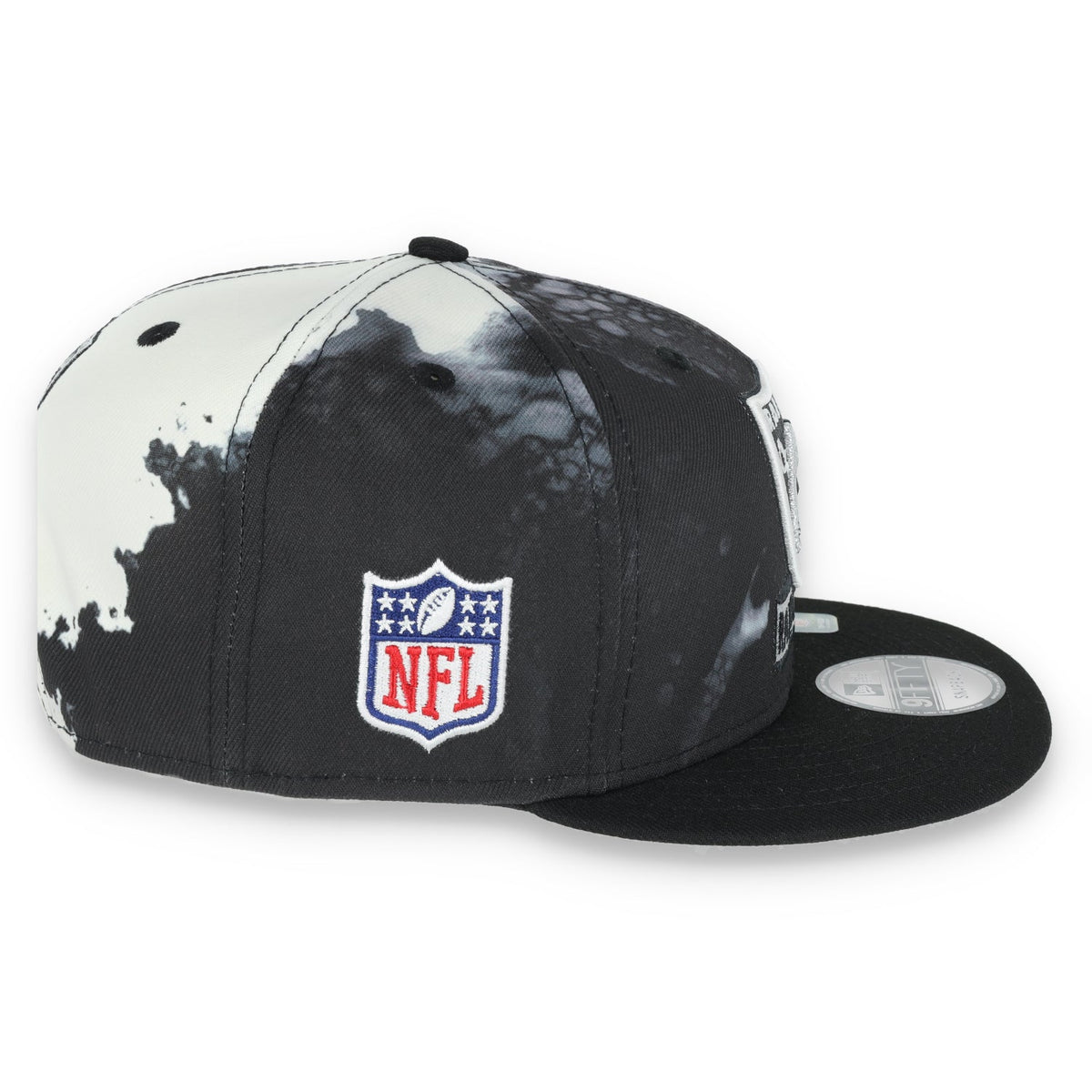 New Era Las Vegas Sideline Ink Dye 9FIFTY Snapback Hat-Black product image 6, provided for visual reference and product