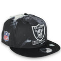 New Era Las Vegas Sideline Ink Dye 9FIFTY Snapback Hat-Black product image 1, provided for visual reference and product