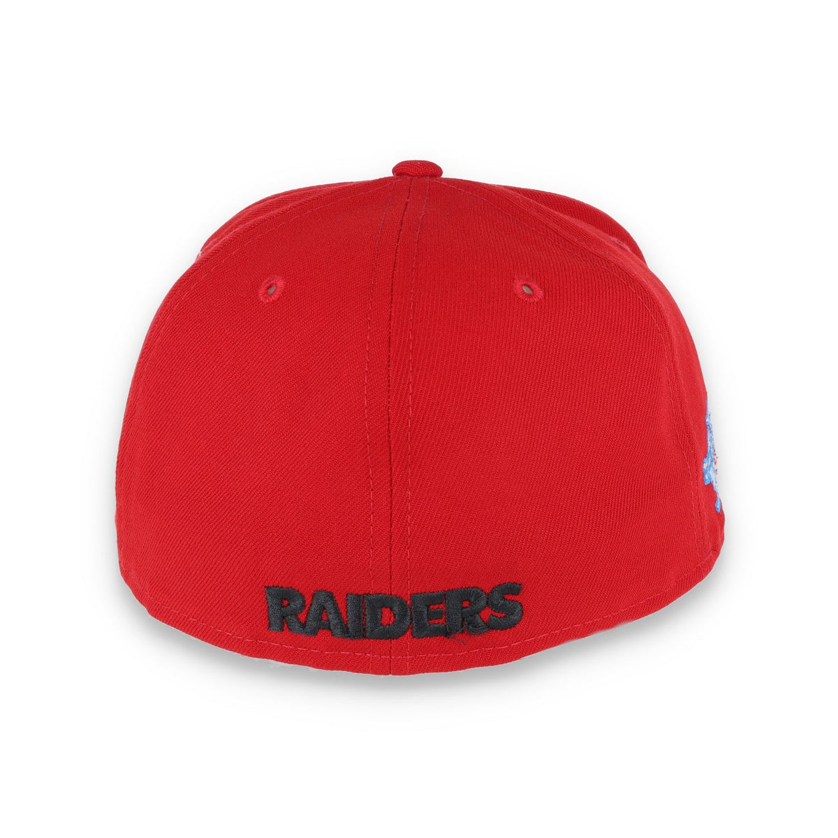 New Era Las Vegas Raiders Shield XVIII Side Patch 59FIFTY Fitted Hat-RED product image 5, provided for visual reference and