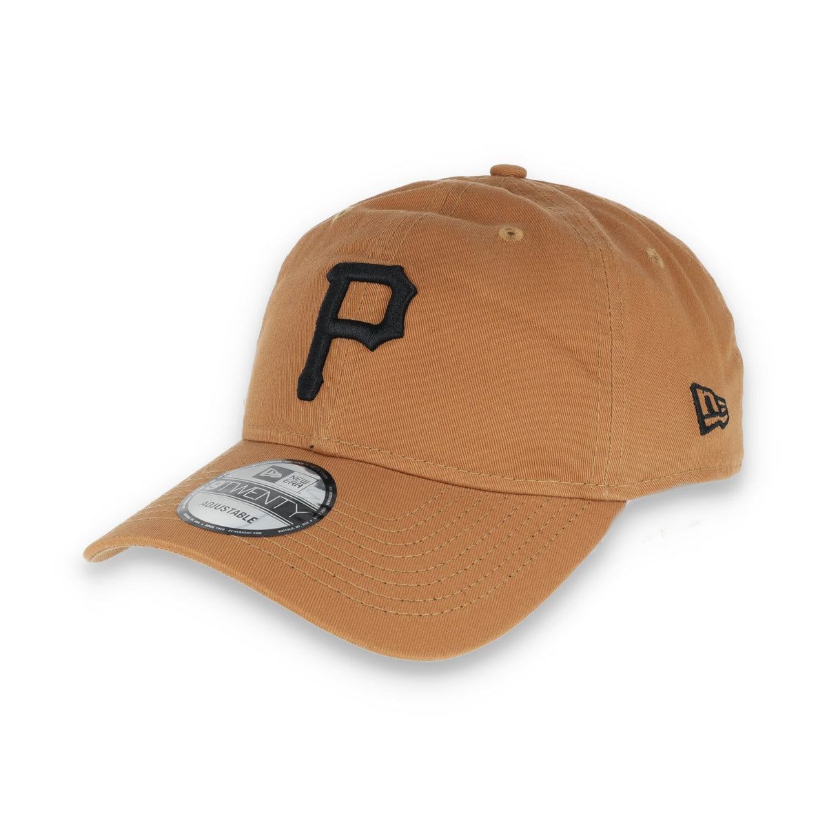 New Era New Pittsburgh Pirates Core Classic 2.0 9TWENTY Adjustable Hat-Khaki product image 3, provided for visual reference