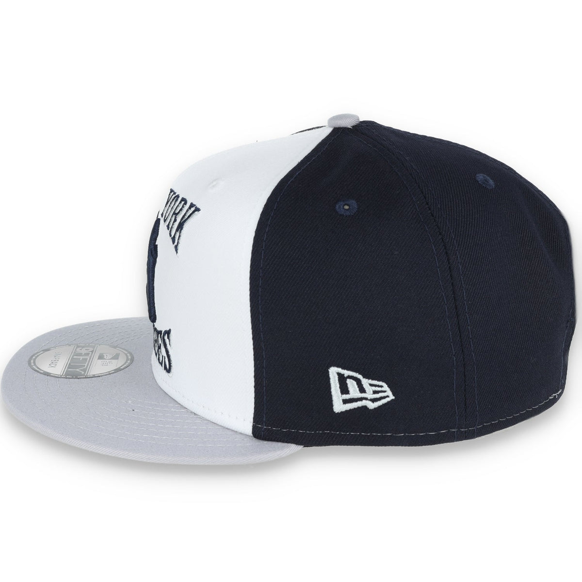 New Era New York Yankee Retro Sport 9FIFTY Snapback Hat - White/Navy product image 4, provided for visual reference and
