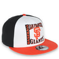 New Era San Francisco Giants Retro Sport 9FIFTY Snapback Hat - White/Black product image 1, provided for visual reference