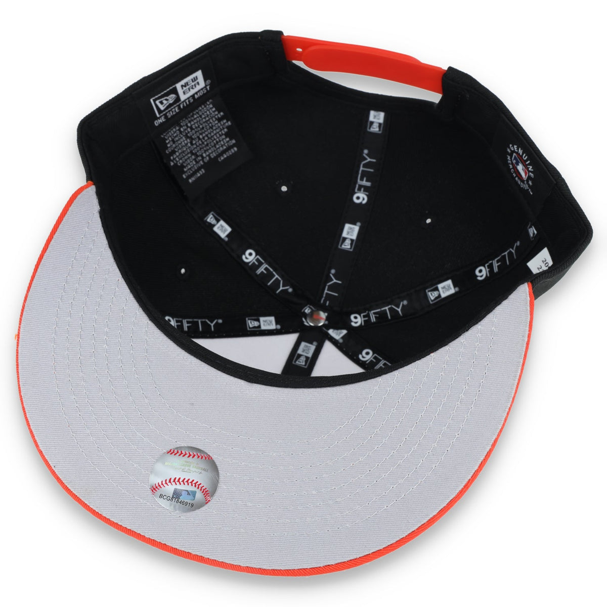 New Era San Francisco Giants Retro Sport 9FIFTY Snapback Hat - White/Black product image 7, provided for visual reference