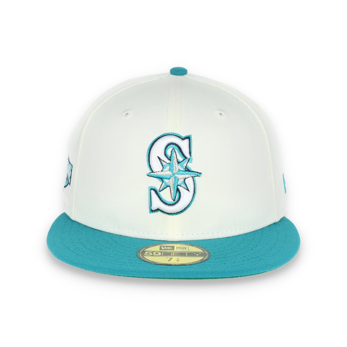 New Era Seattle Mariners 2001 All Star Game Patch 59FIFTY Fitted Ivory Hat product image 3, provided for visual reference