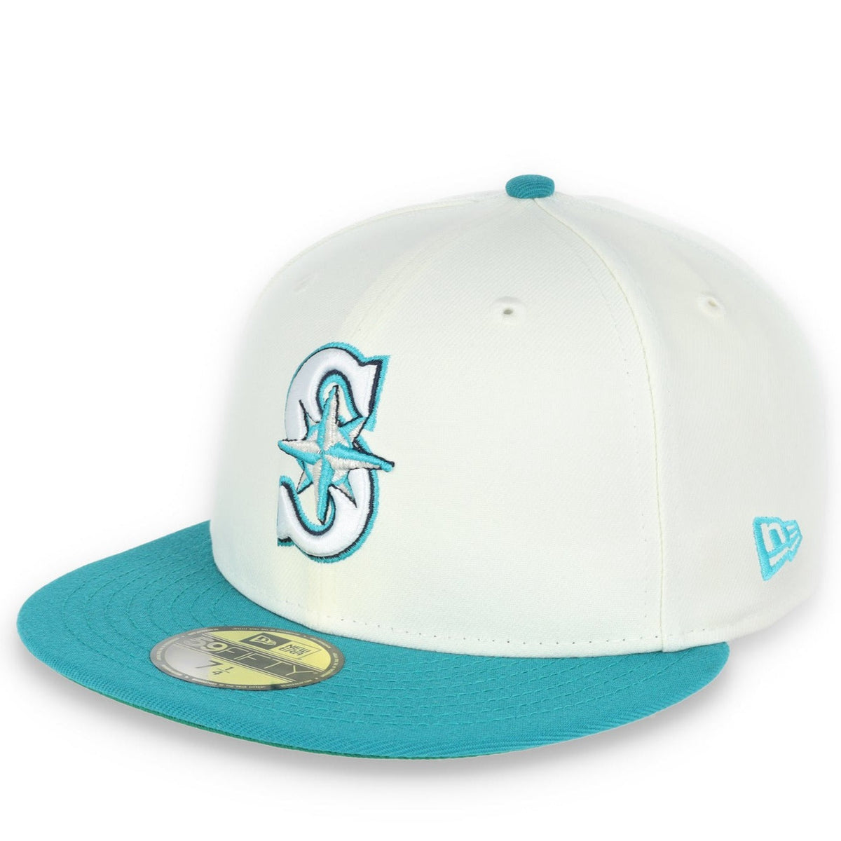 New Era Seattle Mariners 2001 All Star Game Patch 59FIFTY Fitted Ivory Hat product image 2, provided for visual reference