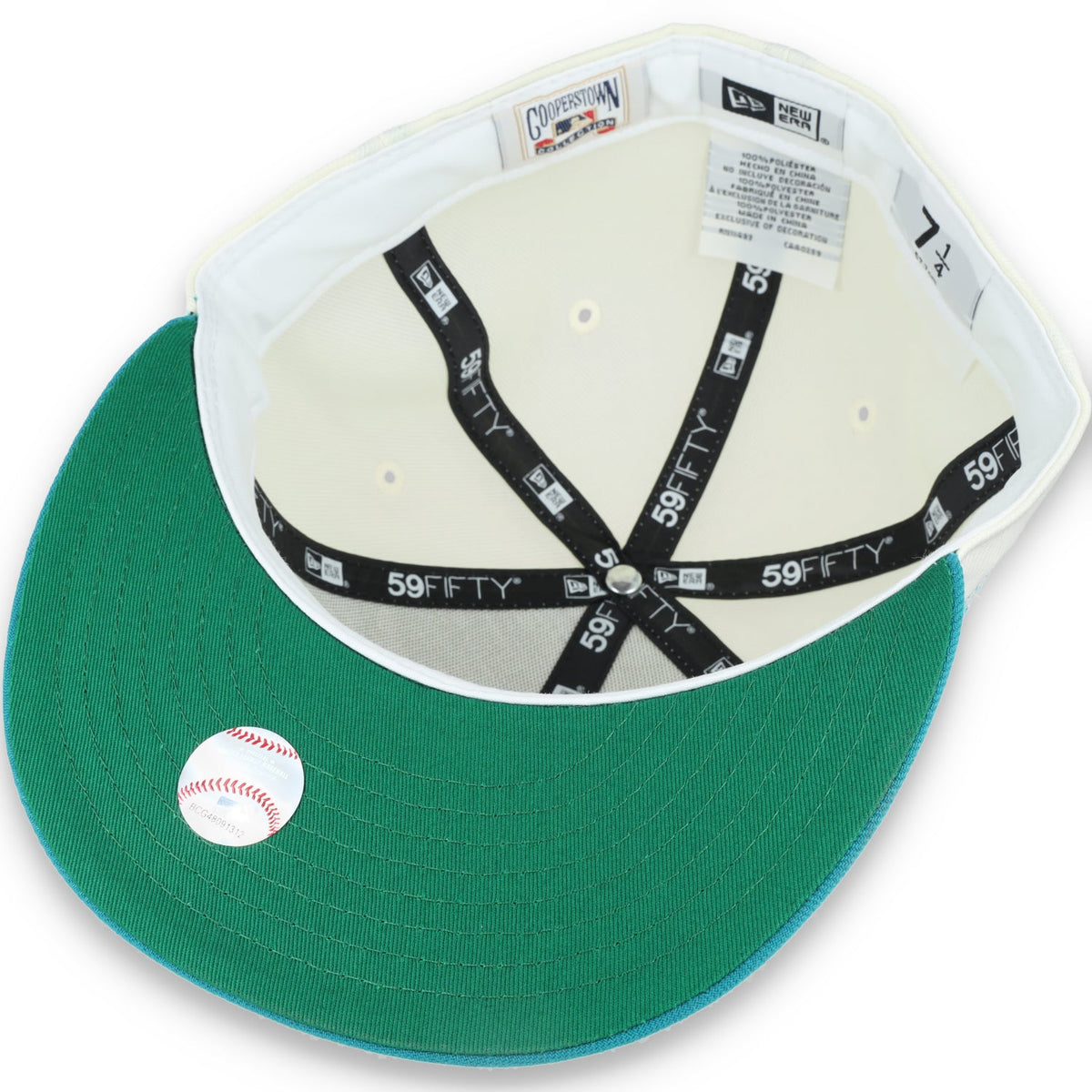 New Era Seattle Mariners 2001 All Star Game Patch 59FIFTY Fitted Ivory Hat product image 7, provided for visual reference