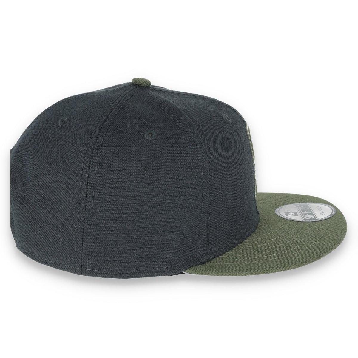 New Era Seattle Mariners 2-Tone Color Pack 9FIFTY Snapback Hat-Grey/Olive product image 6, provided for visual reference and