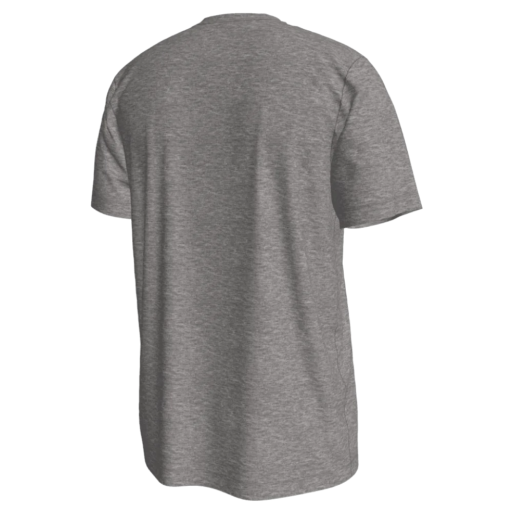Nike U.S. Men Soccer T-Shirt-Heather Grey product image 2, provided for visual reference and product detail review