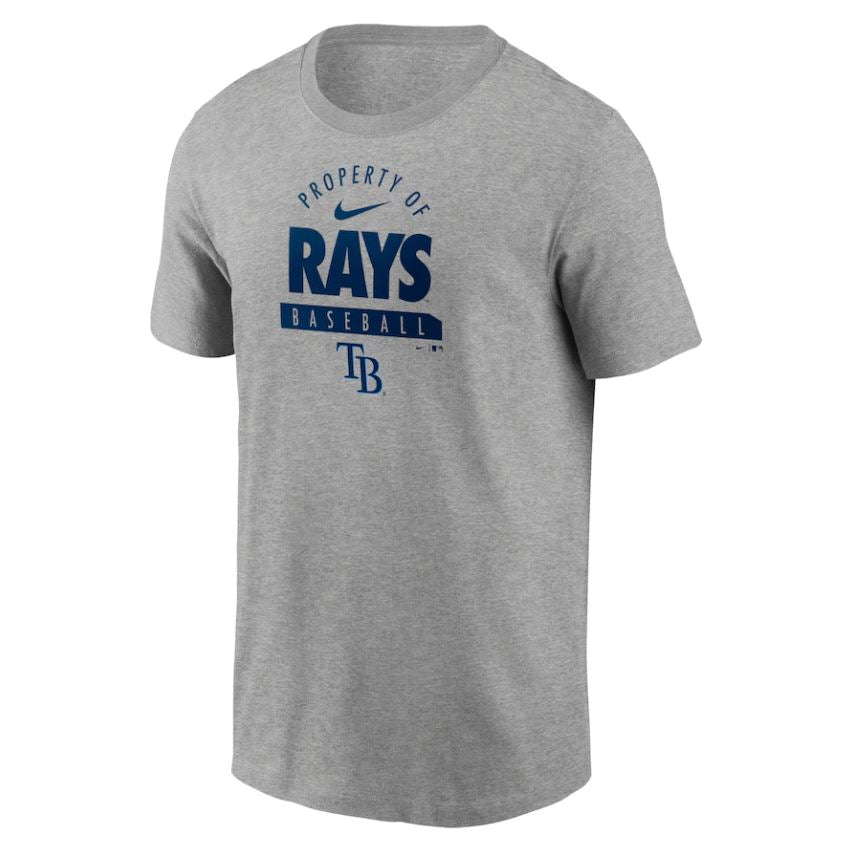Nike Tampa Bay Ray Primetime Property Of Practice T-Shirt - Heathered Gray product image 1, provided for visual reference