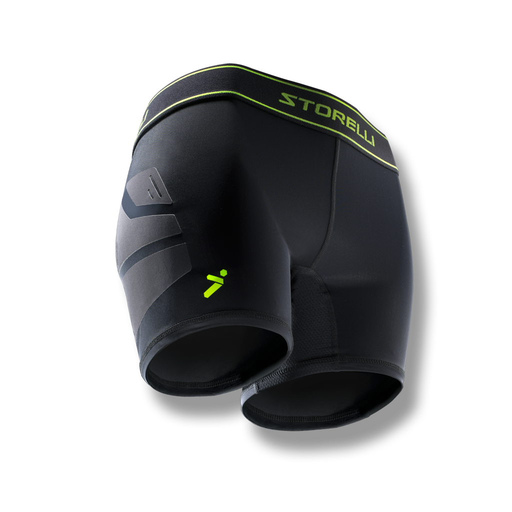 Storelli Women BodyShield Turf Burn Sliders - Black product image 1, provided for visual reference and product detail review