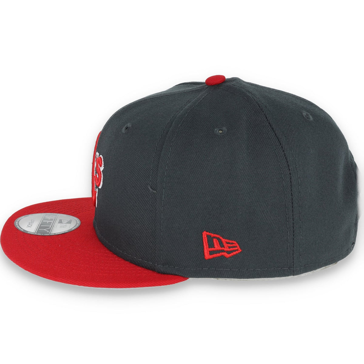New Era Oakland Athletics 2-Tone Color Pack 9FIFTY Snapback Hat - Grey/Scarlet product image 4, provided for visual