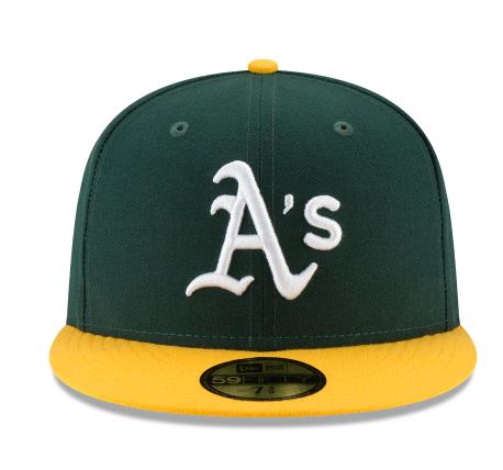 Oakland Athletics Home Collection 59Fifty Fitted-On-Field Collection-Green product image 2, provided for visual reference
