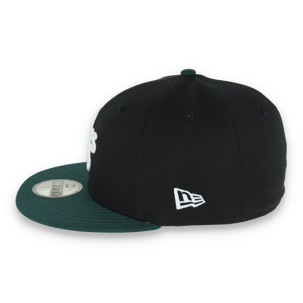 New Era Oakland Athletics 1989 World Series Patch 59FIFTY Fitted-Black/Dk Green product image 5, provided for visual