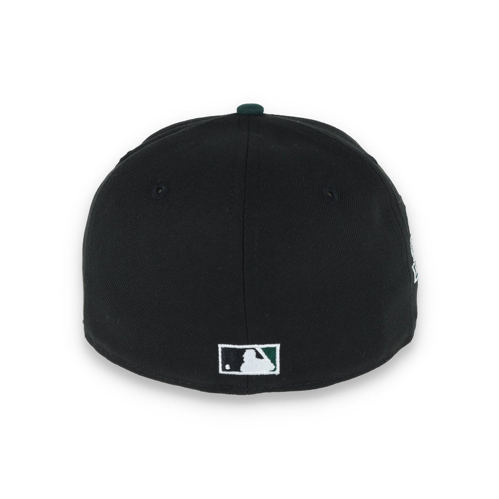 New Era Oakland Athletics 1989 World Series Patch 59FIFTY Fitted-Black/Dk Green product image 4, provided for visual