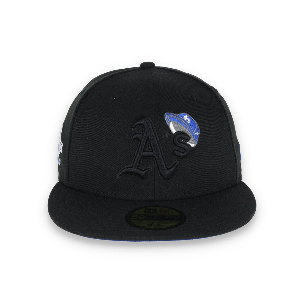 New Era Oakland Athletics 30th Anniversary Patch 59FIFTY Fitted-Royal/Black product image 2, provided for visual reference