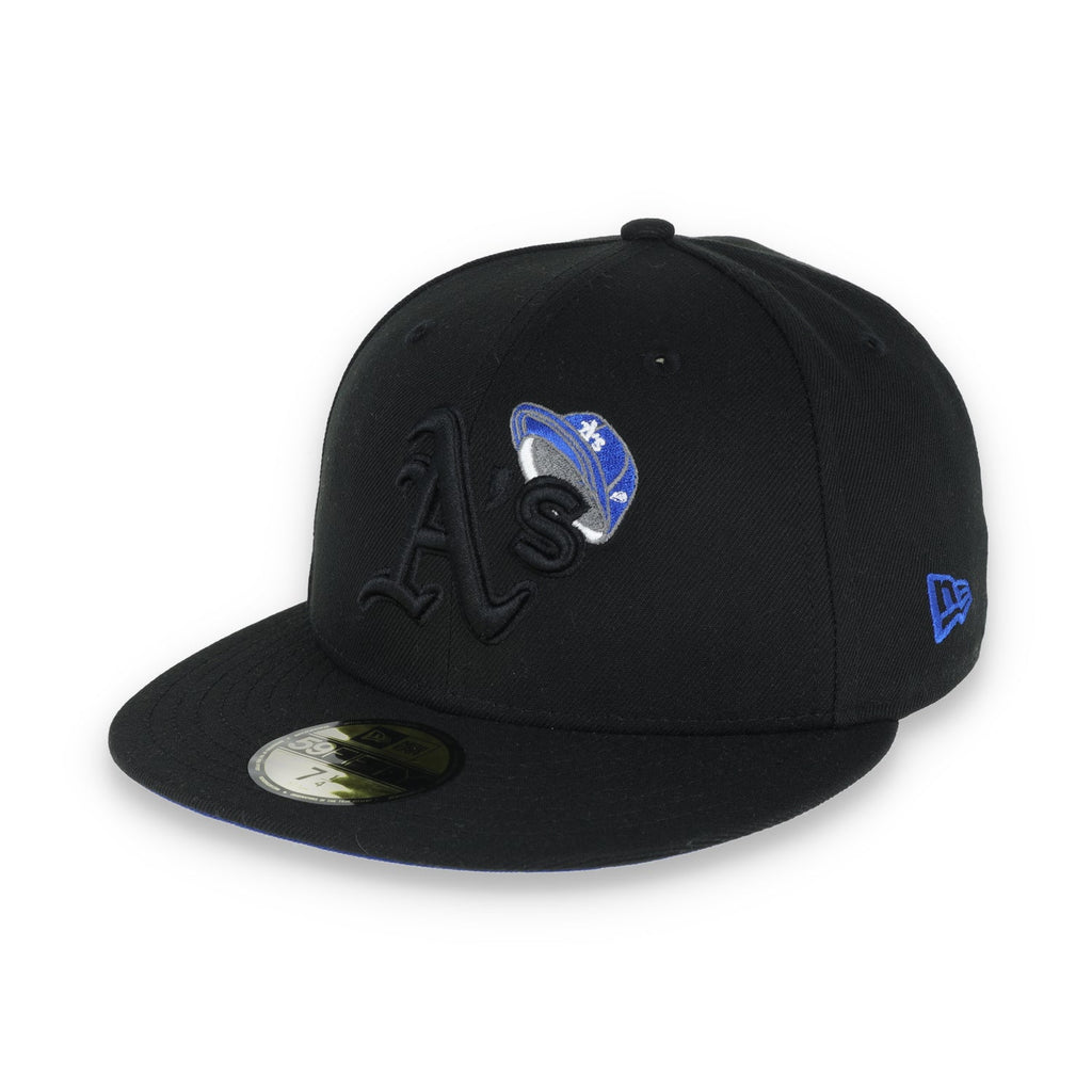 New Era Oakland Athletics 30th Anniversary Patch 59FIFTY Fitted-Royal/Black product image 3, provided for visual reference