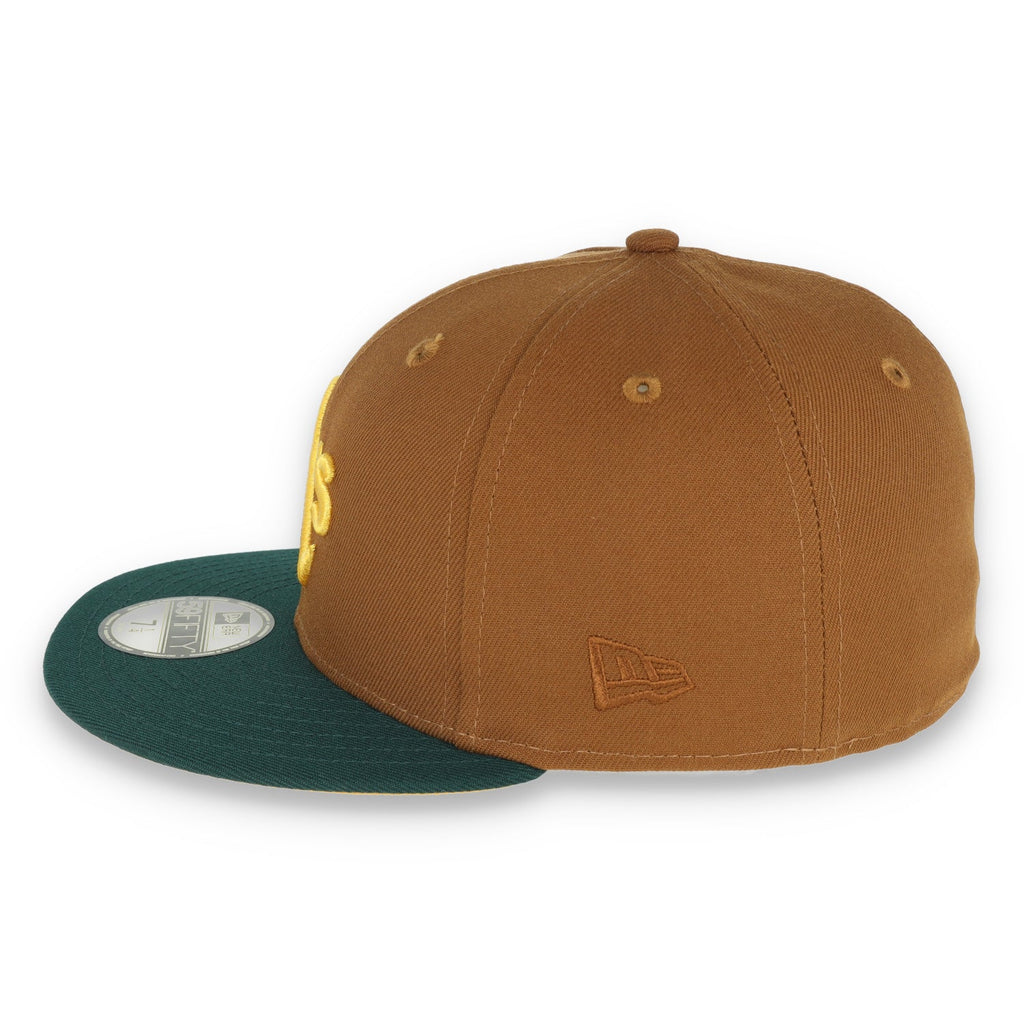 New Era Oakland Athletics 40th Anniversary Patch 59FIFTY Fitted-Peanut/DK Green product image 5, provided for visual