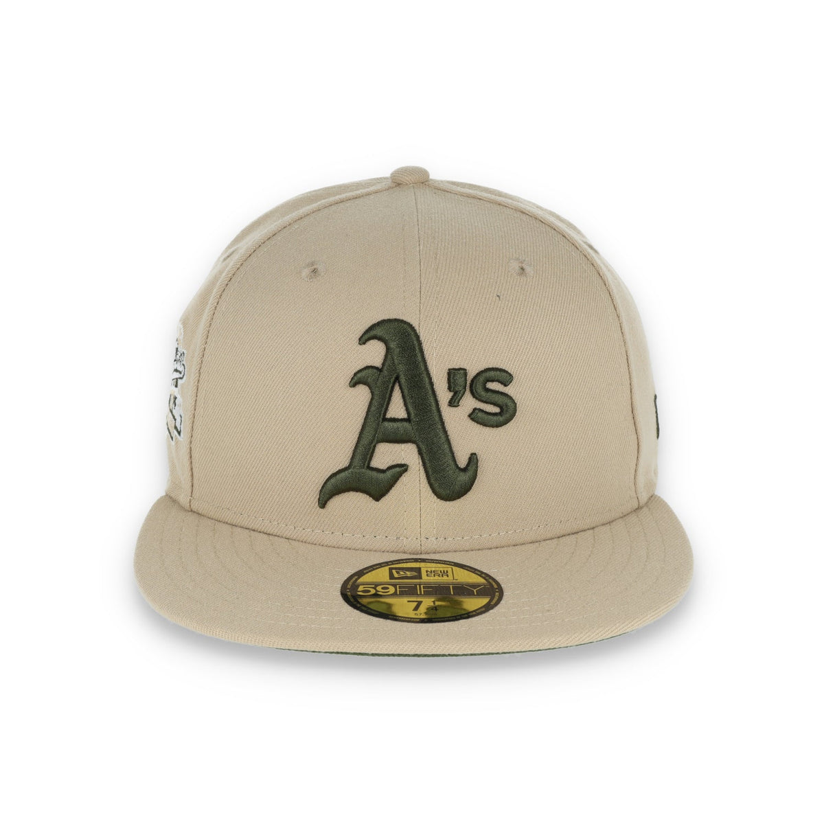 New Era Oakland Athletics 1989 World Series Patch 59FIFTY Fitted-Camel/Rifle product image 5, provided for visual reference